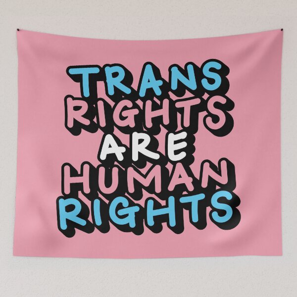 Item preview, Trans Rights are Human Rights Trans Pride designed and sold by ArtliciousHUMAN.