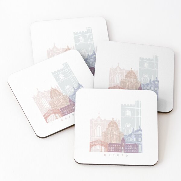 Item preview, OXFORD SKYLINE POSTER PASTEL designed and sold by paulrommer.