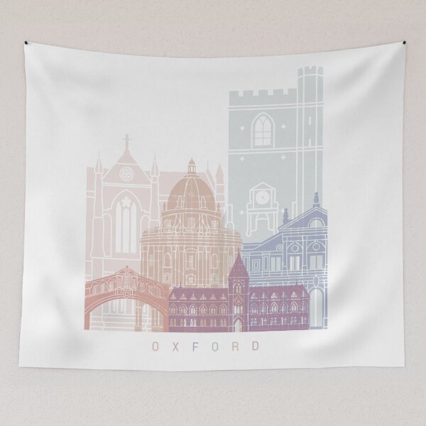 Item preview, OXFORD SKYLINE POSTER PASTEL designed and sold by paulrommer.