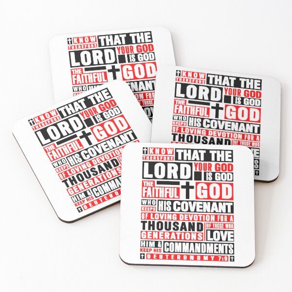 Item preview, Deuteronomy 7:9 The Faithful God Who Keeps His Covenant  designed and sold by plushism.