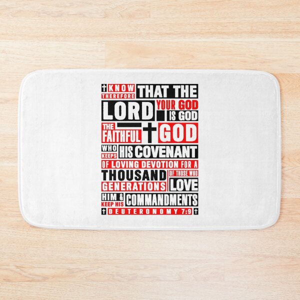 Item preview, Deuteronomy 7:9 The Faithful God Who Keeps His Covenant  designed and sold by plushism.