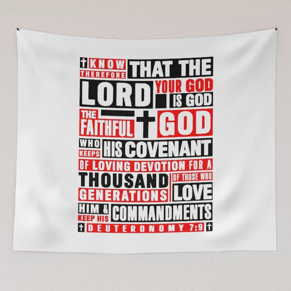 Item preview, Deuteronomy 7:9 The Faithful God Who Keeps His Covenant  designed and sold by plushism.