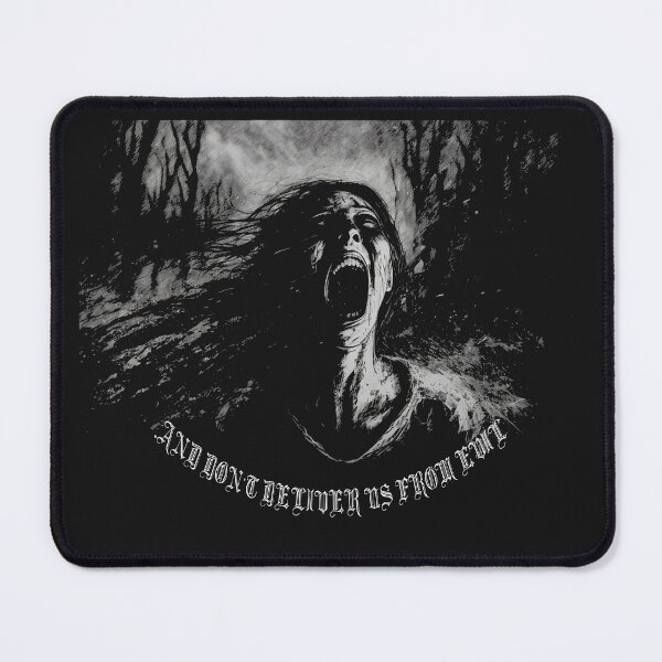 Item preview, Screaming face, and don't deliver us from evil, dsbm, black metal designed and sold by SvarunPogani.