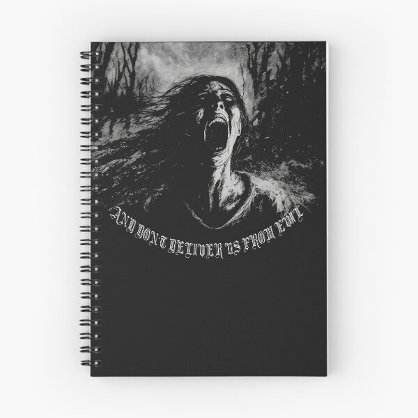 Item preview, Screaming face, and don't deliver us from evil, dsbm, black metal designed and sold by SvarunPogani.