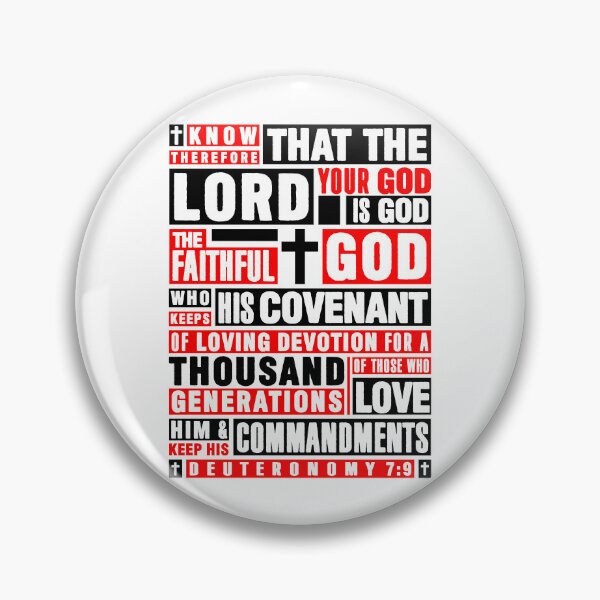 Item preview, Deuteronomy 7:9 The Faithful God Who Keeps His Covenant  designed and sold by plushism.