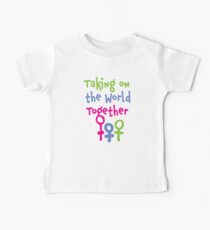 Taking on the World - Women's March Alliance Baby Tee