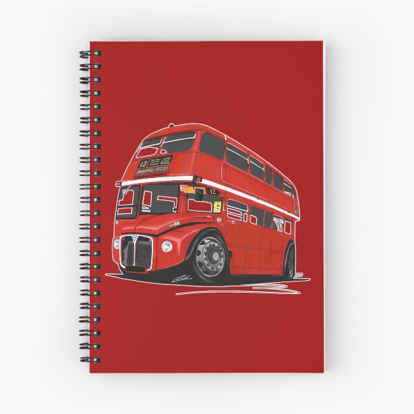 Item preview, Vintage Double Decker Bus Classic Routemaster Red London Bus designed and sold by Yeomans Cartoons.