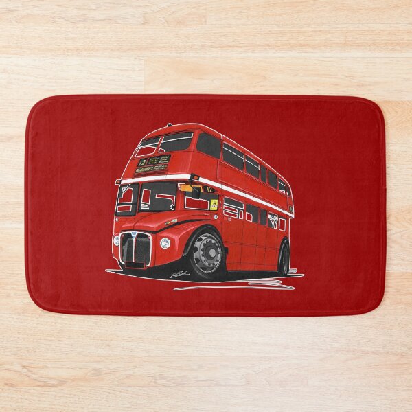 Item preview, Vintage Double Decker Bus Classic Routemaster Red London Bus designed and sold by Yeomans Cartoons.