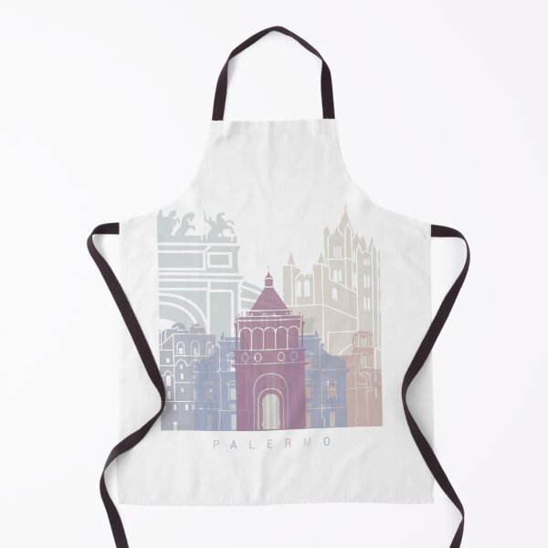 Item preview, PALERMO SKYLINE POSTER PASTEL designed and sold by paulrommer.