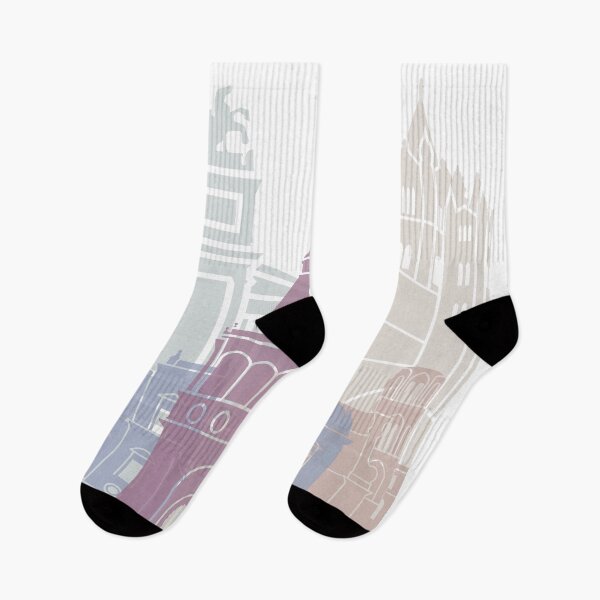Item preview, PALERMO SKYLINE POSTER PASTEL designed and sold by paulrommer.