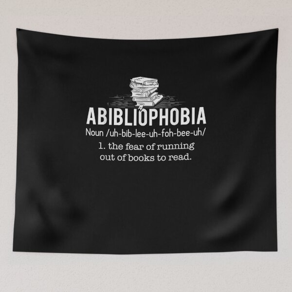Item preview, Abibliophobia - Funny Reading Bookworm Reader Gift  designed and sold by ArtMuni99.