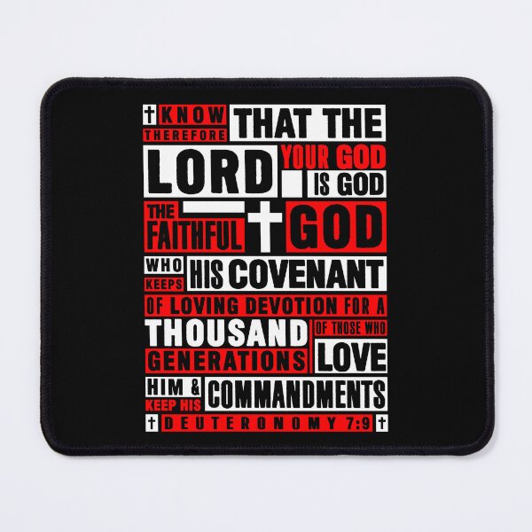 Item preview, Deuteronomy 7:9 The Faithful God Who Keeps His Covenant  designed and sold by plushism.