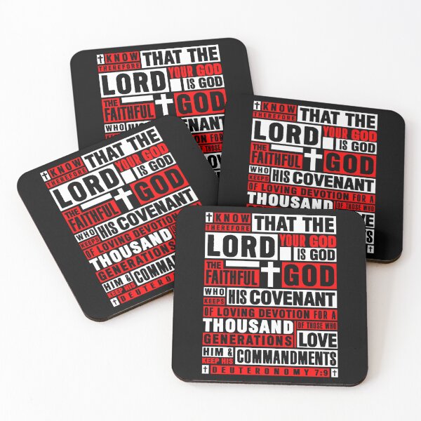 Item preview, Deuteronomy 7:9 The Faithful God Who Keeps His Covenant  designed and sold by plushism.