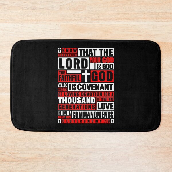 Item preview, Deuteronomy 7:9 The Faithful God Who Keeps His Covenant  designed and sold by plushism.