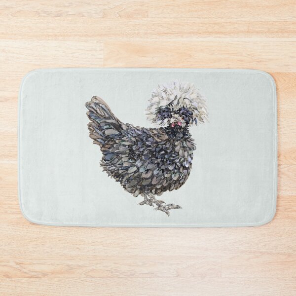 Item preview, Mable the White Crested Polish Chicken designed and sold by becca-boyce.
