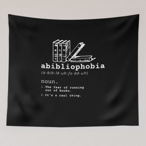 Item preview, Abibliophobia - Funny Reading Bookworm Reader Gift  designed and sold by ArtMuni99.