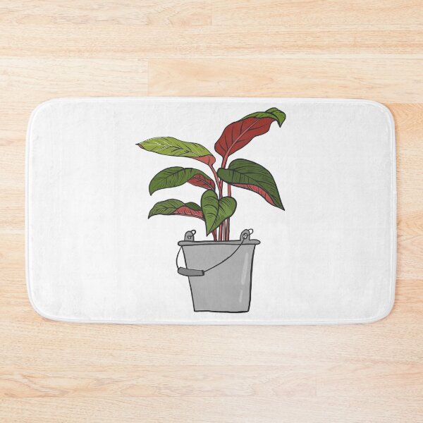 Item preview, Red Under Leaf Plant designed and sold by KatsCanvas.