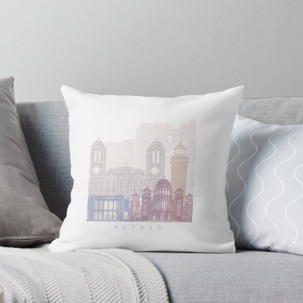 Item preview, PATRAS SKYLINE POSTER PASTEL designed and sold by paulrommer.