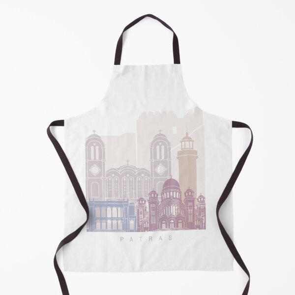 Item preview, PATRAS SKYLINE POSTER PASTEL designed and sold by paulrommer.
