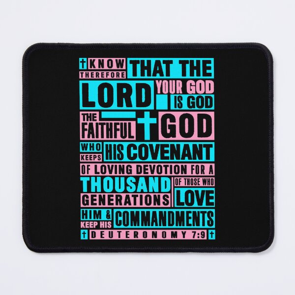 Item preview, Deuteronomy 7:9 The Faithful God Who Keeps His Covenant  designed and sold by plushism.