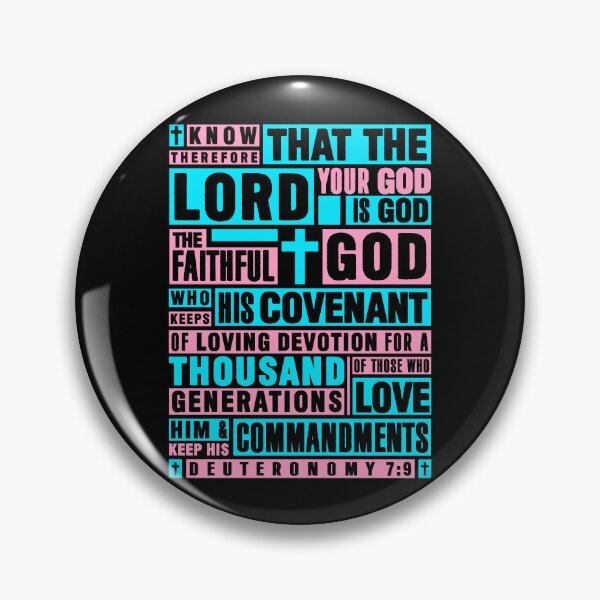 Item preview, Deuteronomy 7:9 The Faithful God Who Keeps His Covenant  designed and sold by plushism.