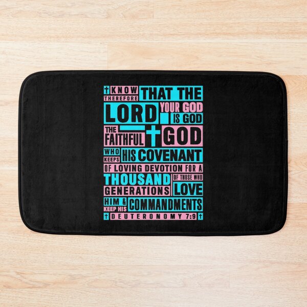 Item preview, Deuteronomy 7:9 The Faithful God Who Keeps His Covenant  designed and sold by plushism.