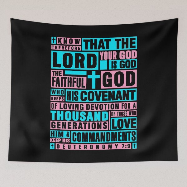 Item preview, Deuteronomy 7:9 The Faithful God Who Keeps His Covenant  designed and sold by plushism.