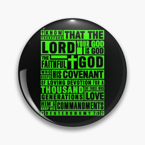 Item preview, Deuteronomy 7:9 The Faithful God Who Keeps His Covenant  designed and sold by plushism.