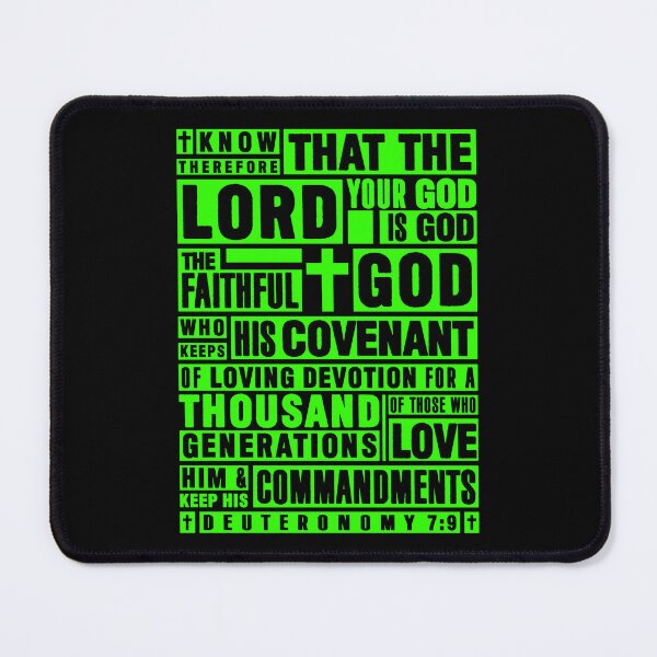 Item preview, Deuteronomy 7:9 The Faithful God Who Keeps His Covenant  designed and sold by plushism.