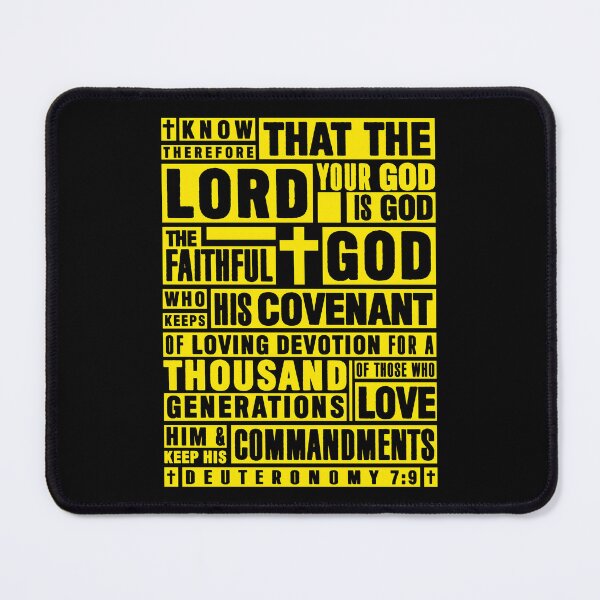 Item preview, Deuteronomy 7:9 The Faithful God Who Keeps His Covenant  designed and sold by plushism.