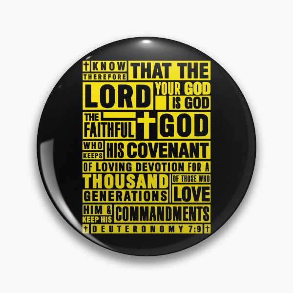 Item preview, Deuteronomy 7:9 The Faithful God Who Keeps His Covenant  designed and sold by plushism.