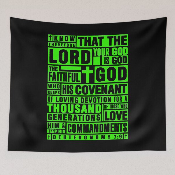 Item preview, Deuteronomy 7:9 The Faithful God Who Keeps His Covenant  designed and sold by plushism.