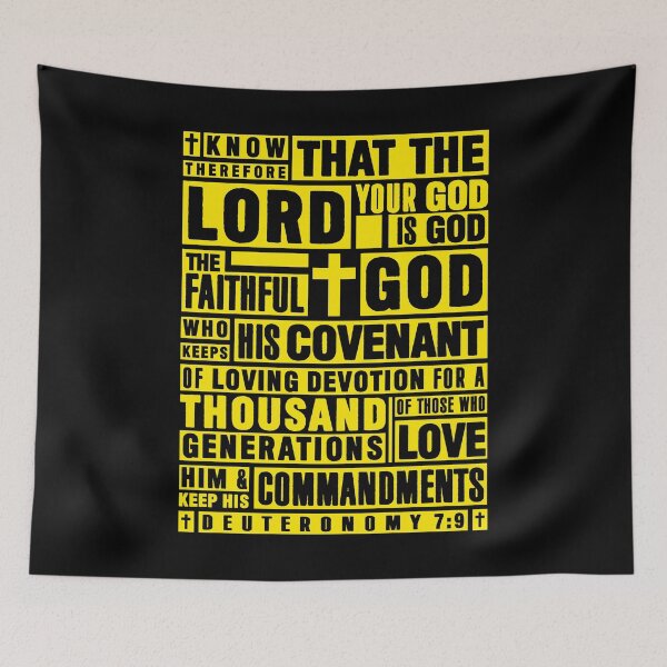 Item preview, Deuteronomy 7:9 The Faithful God Who Keeps His Covenant  designed and sold by plushism.