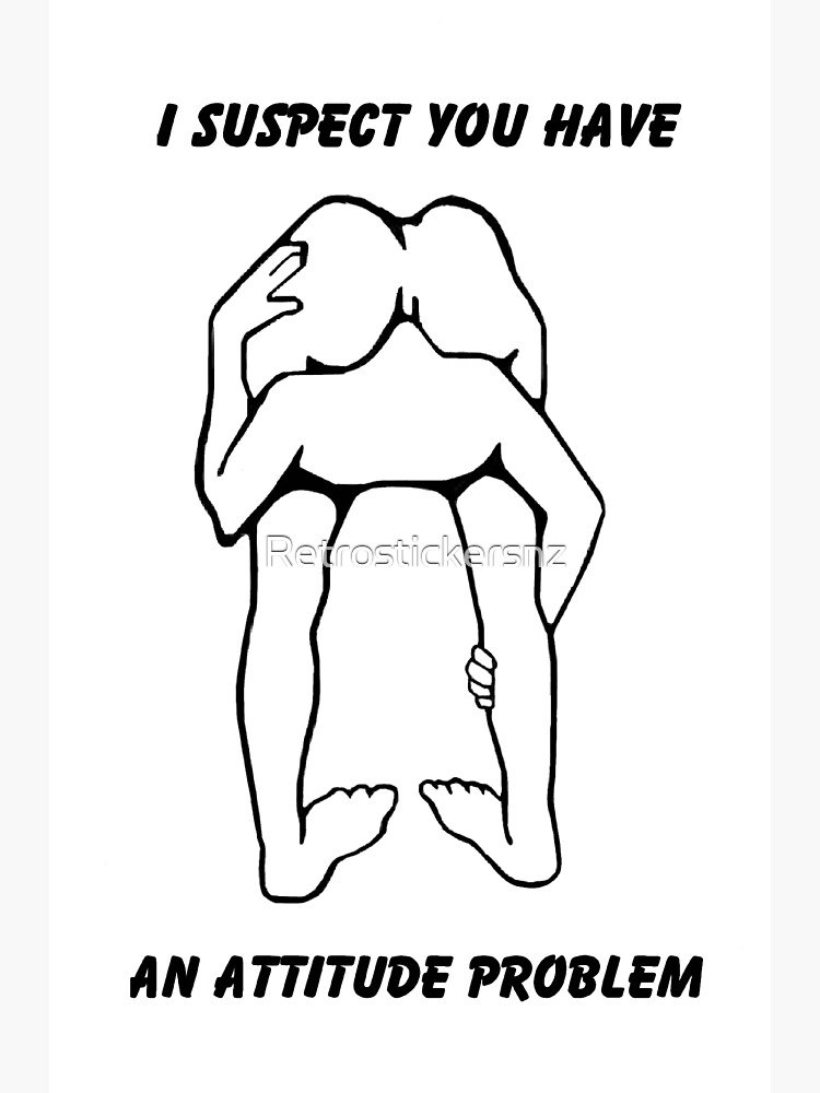 Head Up Ass Poster For Sale By Retrostickersnz Redbubble 5893