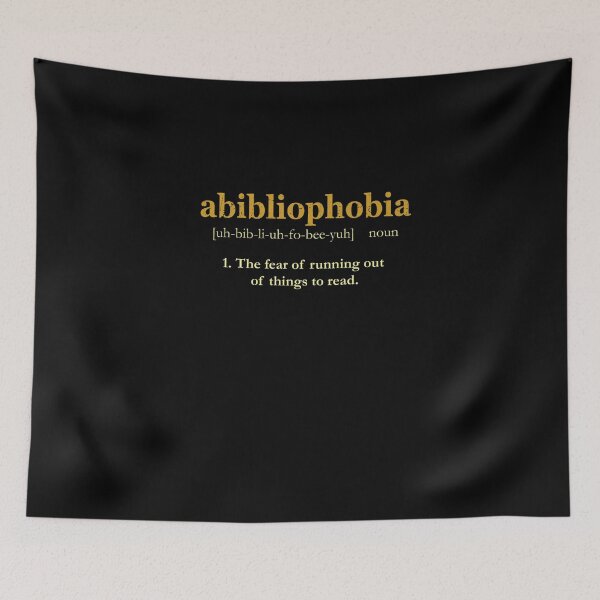 Item preview, Abibliophobia - Funny Reading Bookworm Reader Gift  designed and sold by ArtMuni99.