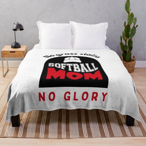 Item preview,  Softball Mom No Grass Stains no Glory funny motivational design designed and sold by DigitalMagShop.