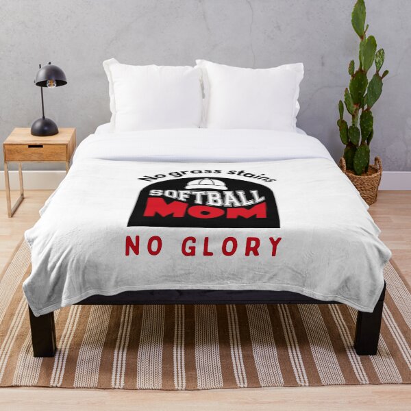 Artikelvorschau,  Softball Mom No Grass Stains no Glory lustiges Motivationsdesign entworfen und verkauft von DigitalMagShop.