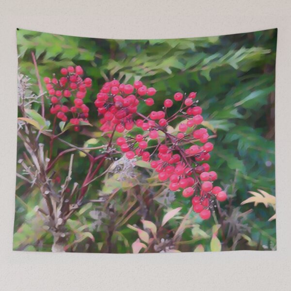 Item preview, Red Berries In Slumber designed and sold by Fearless-Fox.