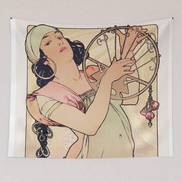 Artikelvorschau, Alphonse Mucha - Salomé 1897 - Moderne Kunst entworfen und verkauft von DejaVuStudio.