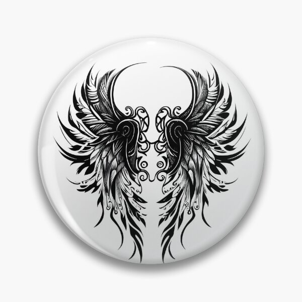Item preview, Tribal Tattoo Wings designed and sold by ShadowAndSlate.