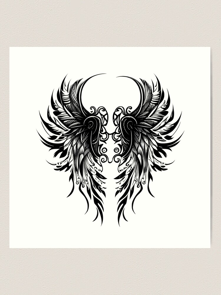 45+ Angel Wings Tattoo Designs And Images