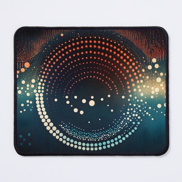 Item preview, Fantasy world space concept in retro color palette designed and sold by dvoevnore.