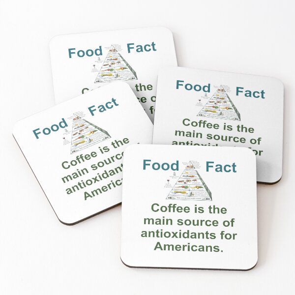 Item preview, Coffee Is The Main Source - Food Fact designed and sold by CrankyOldDude.