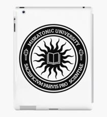 Miskatonic University Seal (Black) iPad Case/Skin