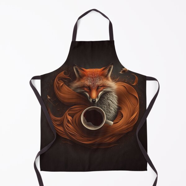 Item preview, Morning Fox - cute coffee animal designed and sold by saja salah.