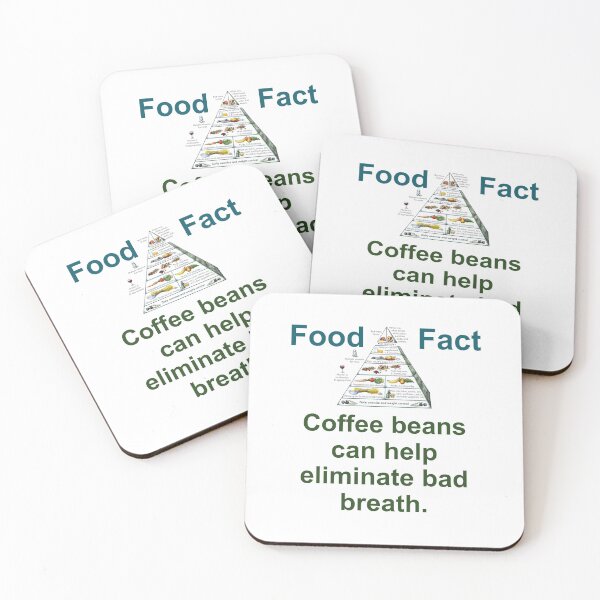 Item preview, Coffee Beans Can Help Eliminate - Food Fact designed and sold by CrankyOldDude.