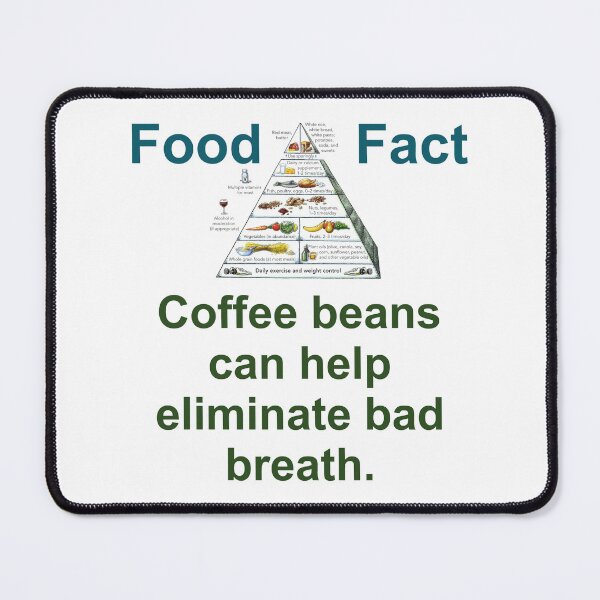 Item preview, Coffee Beans Can Help Eliminate - Food Fact designed and sold by CrankyOldDude.