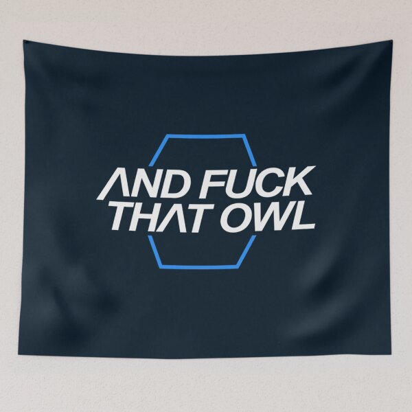 Item preview, And Fuck That Owl. Fitted Scoop   designed and sold by vaioluuon333.