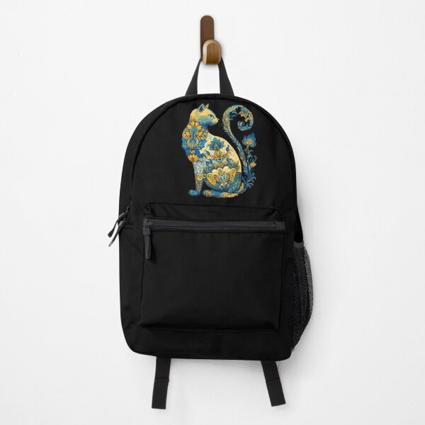Item preview, Ukrainian Cat Floral Vintage Ukraine Flag & Vyshyvanka designed and sold by SecretDicer.