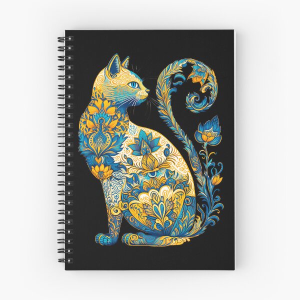 Item preview, Bandera y estampado floral vintage de Ucrania con gato ucraniano Vyshyvanka designed and sold by SecretDicer.